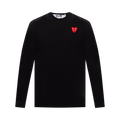 Comme des Garçons PLAY Mini Logo Long-Sleeve Tee "Black"