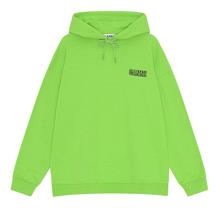 GANNI Software Hoodie "Flash Green"