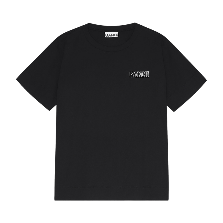 GANNI Software Jersey Tee "Black"