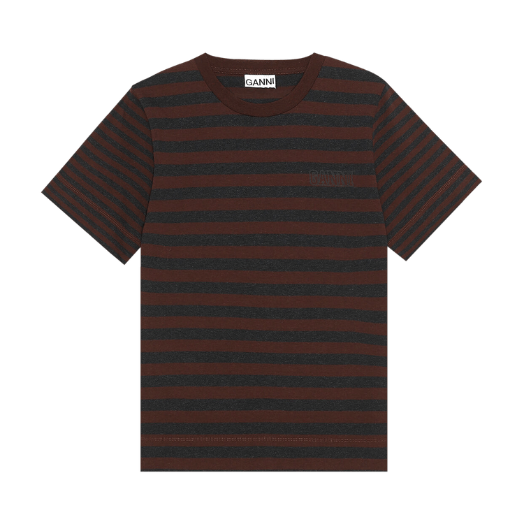 GANNI Software Striped Tee "Mole"