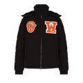 Off-White Patch Puffer "Black/Orange"