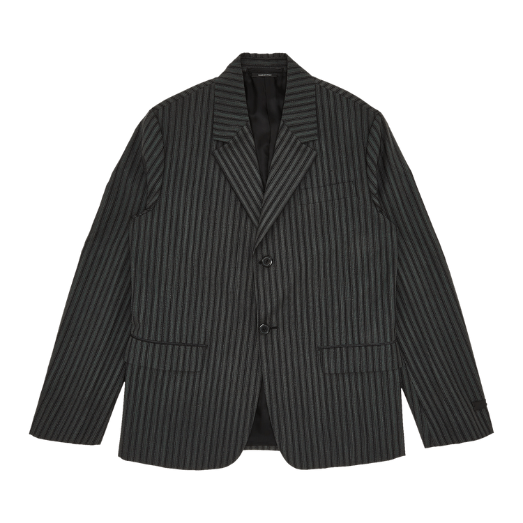Prada Pin Stripe Sports Blazer "Lead"