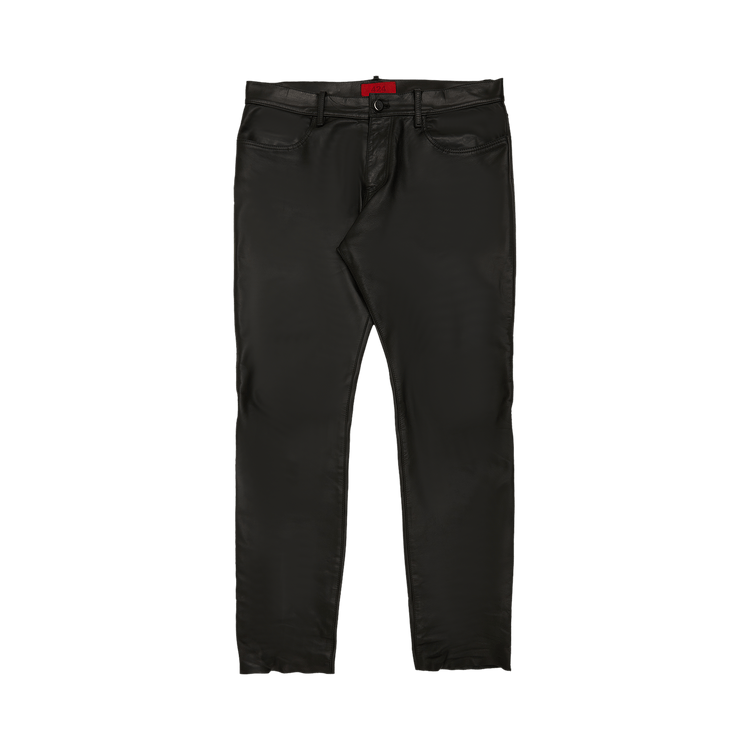 424 Leather Pants "Black"