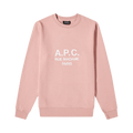 A.P.C. Paolo Logo Crew Sweatshirt "Rose"