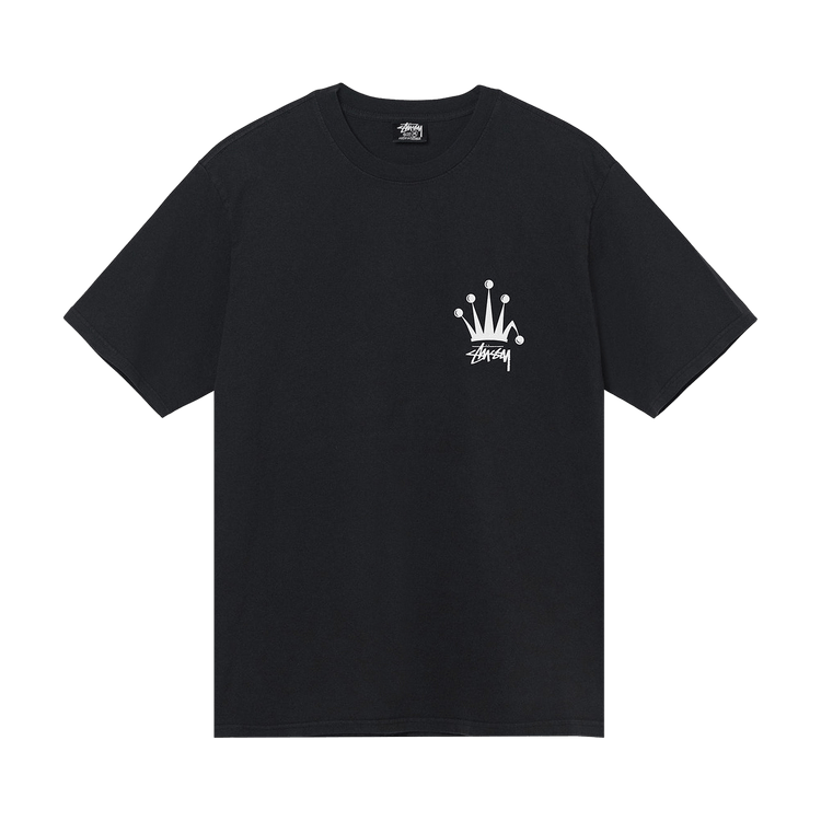 Stussy Regal Crown Pigment Dyed Tee "Black"