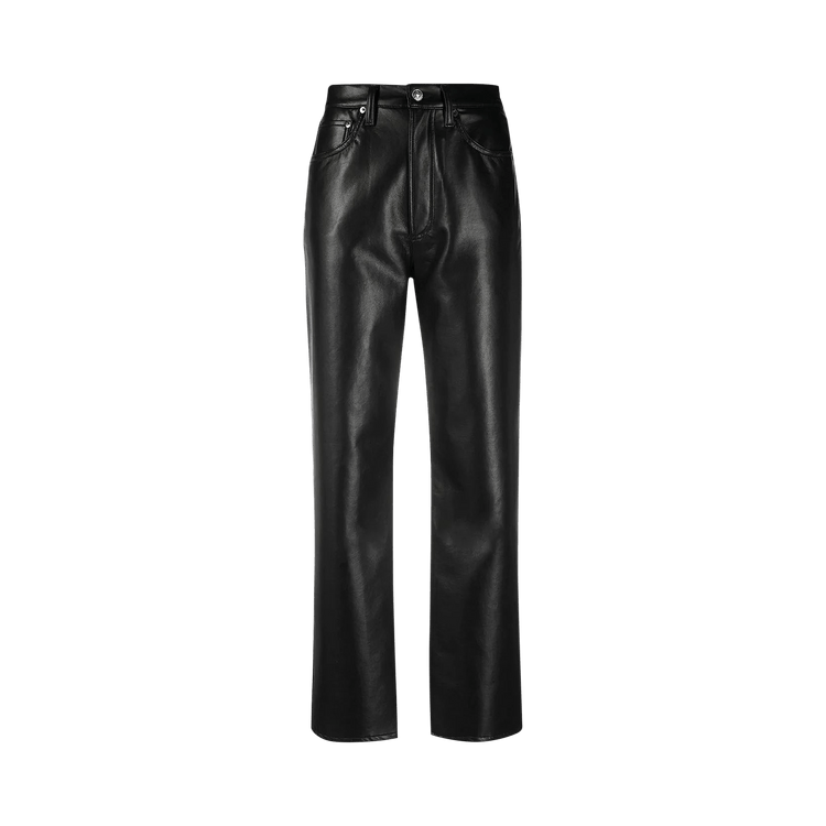 Agolde Recycled Leather 90"s Pinch Waist Pants "Detox'