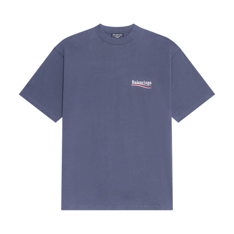 Balenciaga Large Fit T-Shirt "Dark Grey/White"