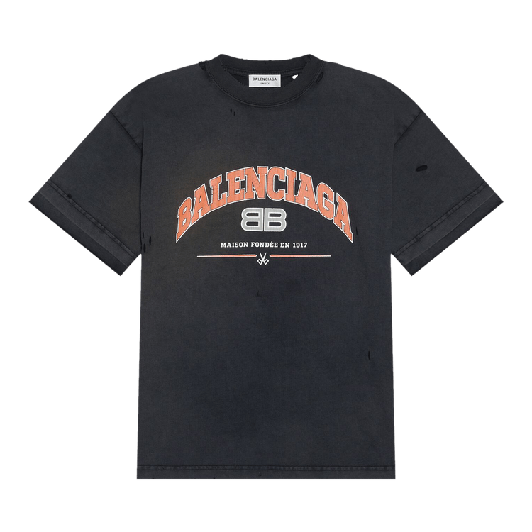 Balenciaga Medium Fit T-Shirt "Black/Orange/White"