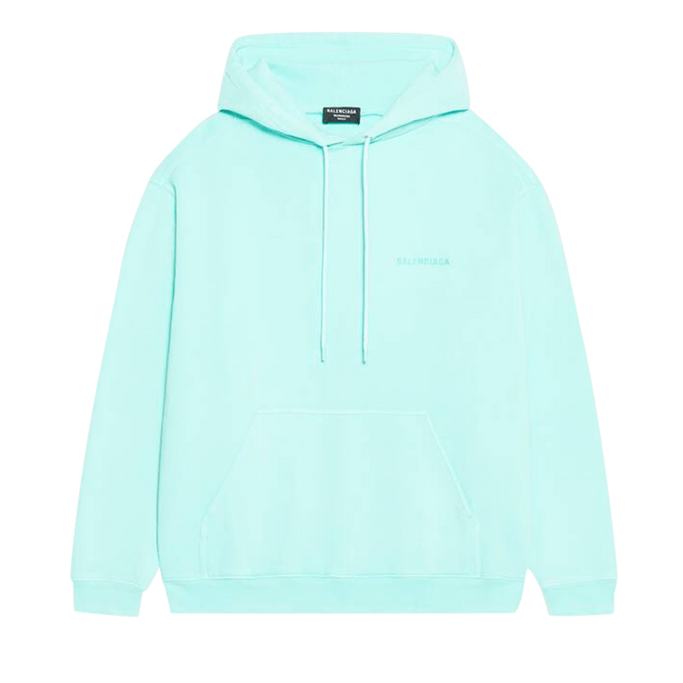 Balenciaga Medium Fit Hoodie "Mint"