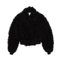Bottega Veneta Cropped Fur Jacket "Black"