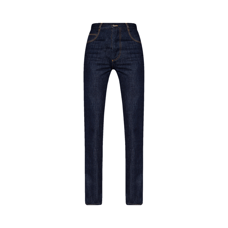 Bottega Veneta 5 Pocket Flared Jeans "Indigo"