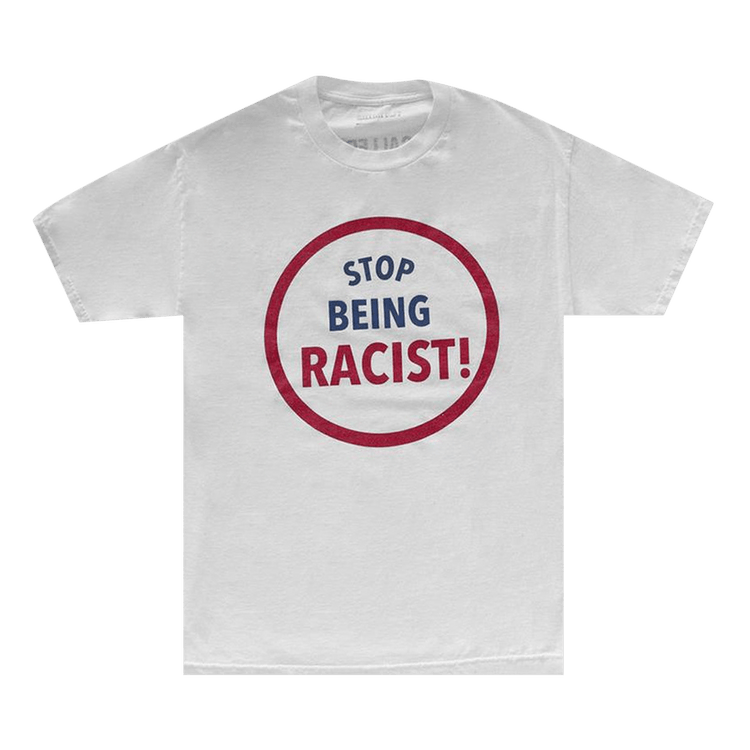 Gallery Dept. Stop Being Racist Tee "White"