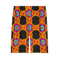 Gucci GG Kaleidoscope Silk Shorts "Black/Orange"