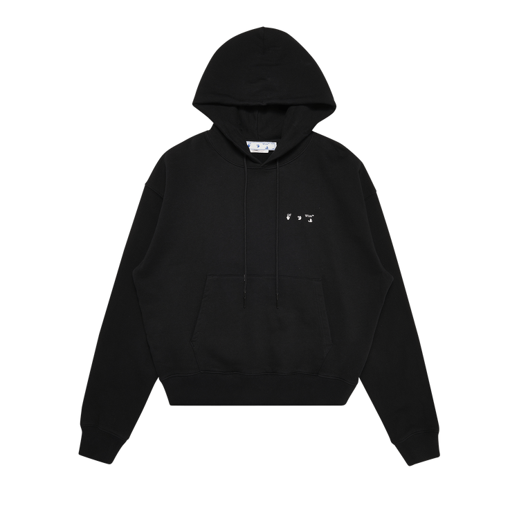 Off-White Caravag Paint Over Hoodie "Black"