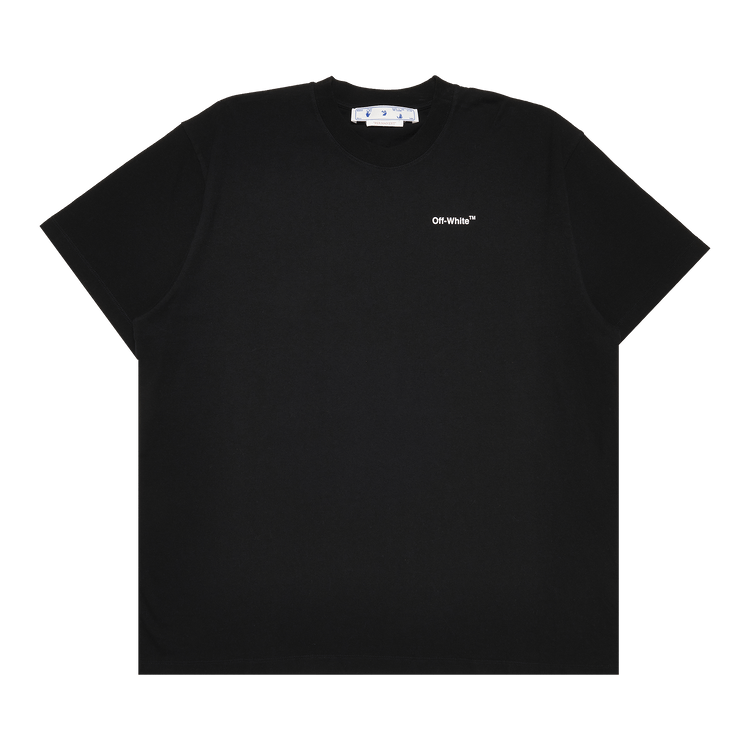 Off-White Caravag Arrow Over Short-Sleeve Tee "Black"