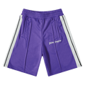 Palm Angels Classic Track Shorts "Purple/White"