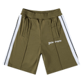 Palm Angels Classic Track Shorts "Military/White"