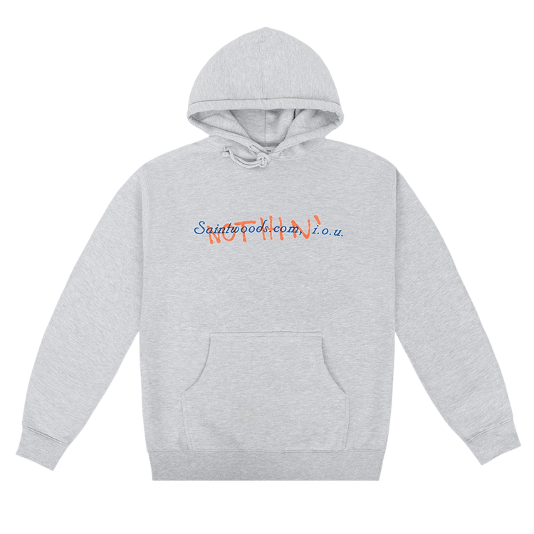 Saintwoods I.O.U. Nothing Hoodie "Ash Grey"