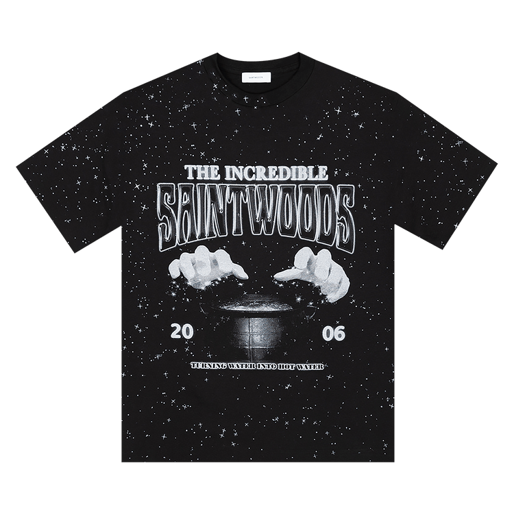 Saintwoods Boiled Water T-Shirt "Black"