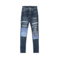 Amiri Vintage Bandana Artpatch Jean "Deep Classic"