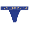 Versace Greca Border Thong "Bluette"