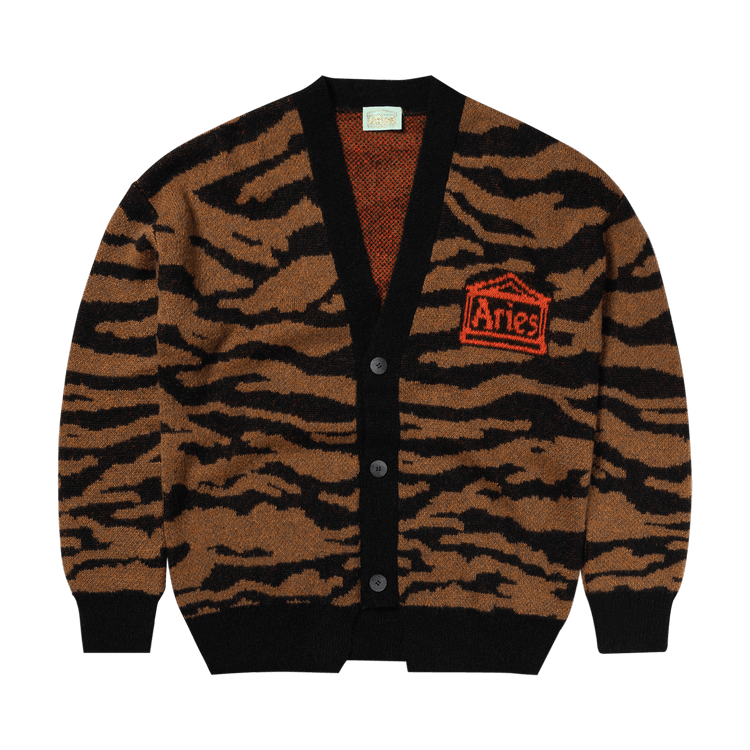 Aries Kurt Knit Cardigan "Brown"