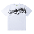 Aries Dragon Skeletor Short-Sleeve Tee "White"