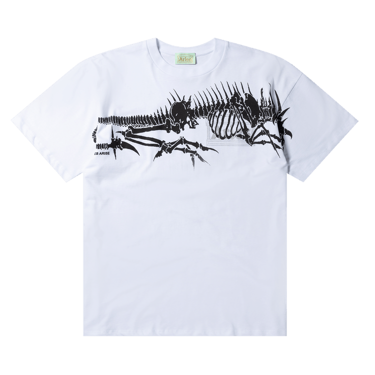 Aries Dragon Skeletor Short-Sleeve Tee "White"