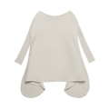Issey Miyake Shade Pleats Solid Dress "Light Grey"