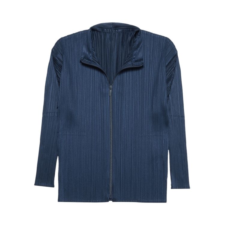 Pleats Please Issey Miyake Gusty Blouson "Midnight"