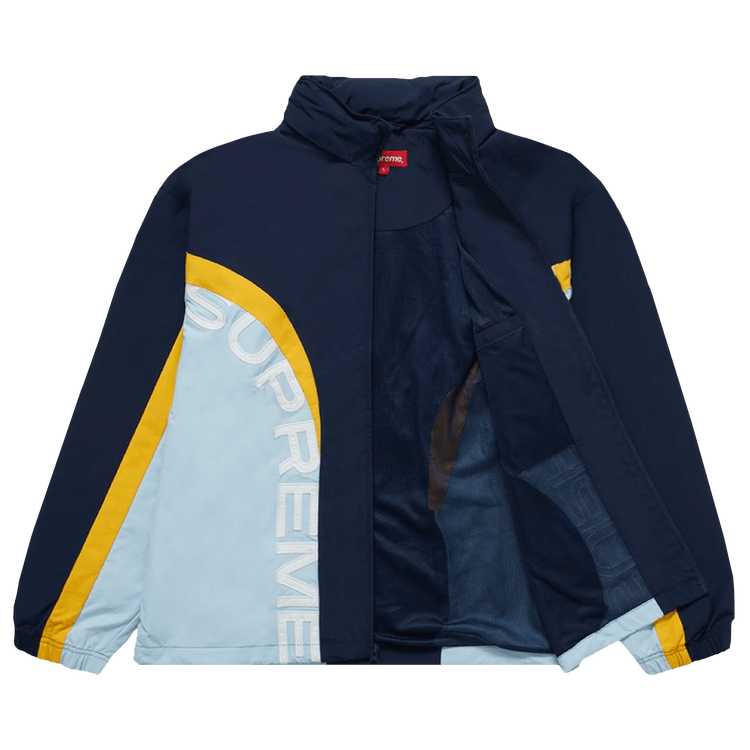 Supreme Curve Track Jacket "Navy"