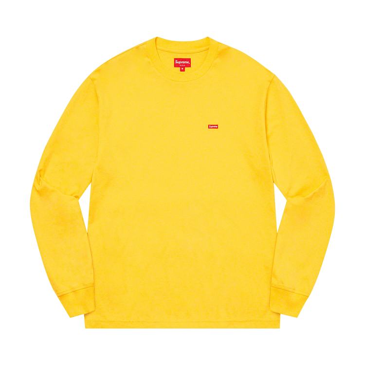 Supreme Small Box Long-Sleeve Tee "Yellow"