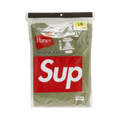 Supreme x Hanes Tagless Tees (2 Pack) "Olive"