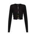 Versace Rib Serie Knit Sweater "Black"