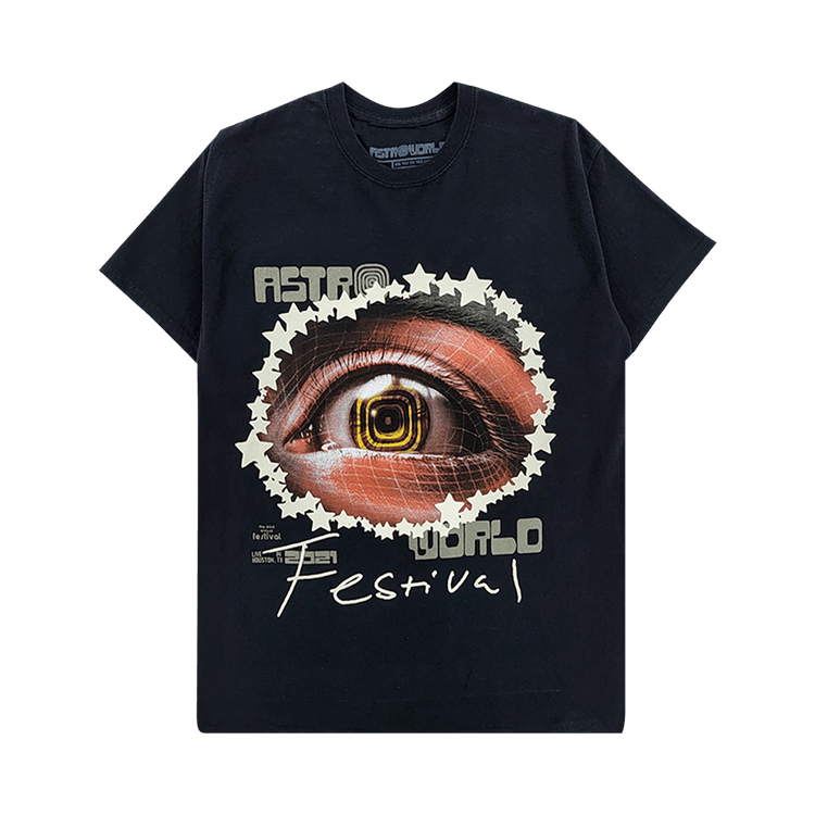 Cactus Jack by Travis Scott Starry Eyed Tee "Black"