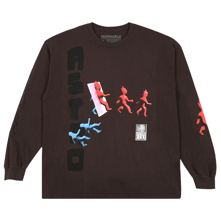 Cactus Jack by Travis Scott Otherside Long-Sleeve "Brown"