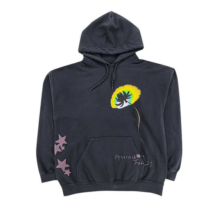 Cactus Jack by Travis Scott Face Melt Hoodie "Black"