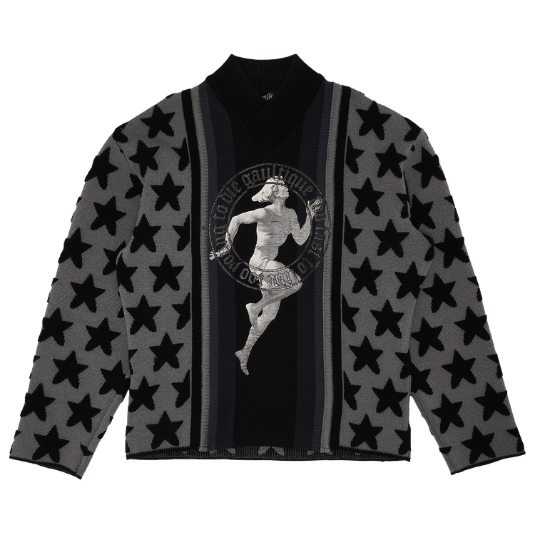 Jean Paul Gaultier Too Fast To Live, Too Young To Die Sweater "Black/Grey"
