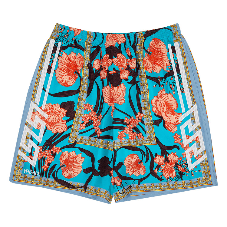 Versace Printed Shorts "Blue/Orange"