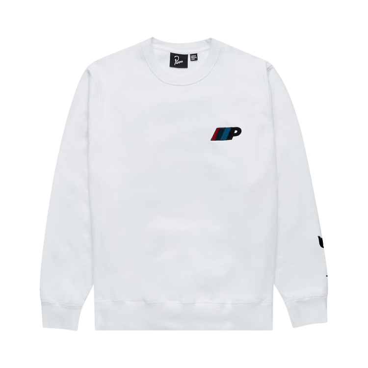 Parra Racing Team Crewneck Sweatshirt "White"