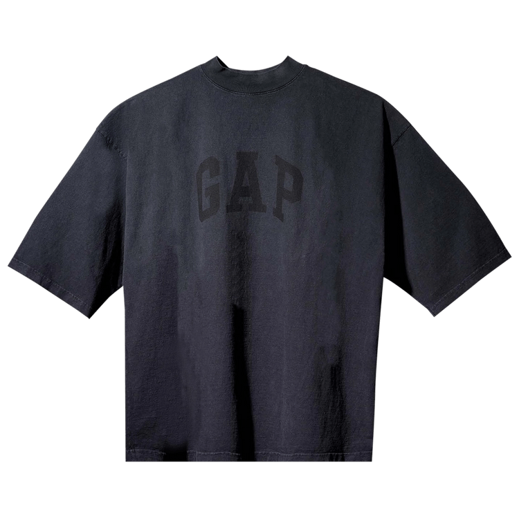 Yeezy Gap Engineered by Balenciaga Dove 3/4 Sleeve Tee "Washed Black"