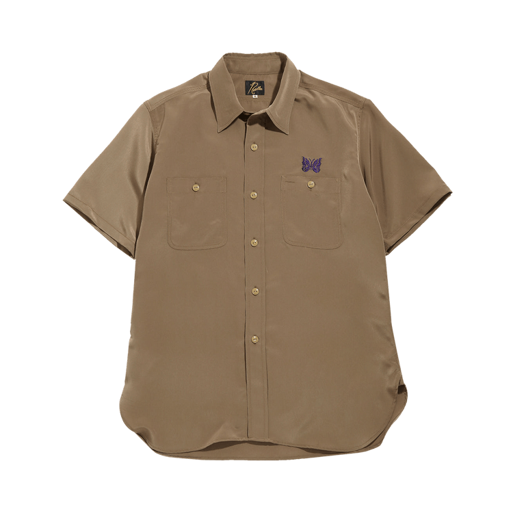 Needles Short-Sleeve Work Shirt "Camel"