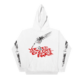 Vlone x NBA Youngboy Bones Hoodie "White"