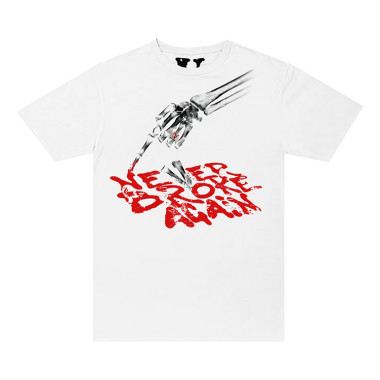 Vlone x NBA Youngboy Bones T-Shirt "White"