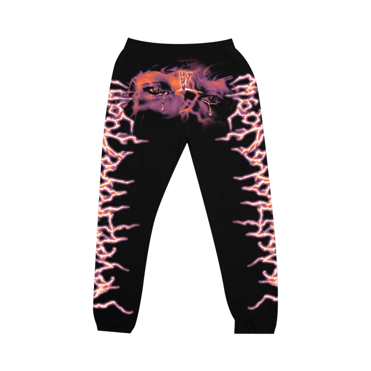 Vlone x NBA Youngboy Eyes Joggers "Black"