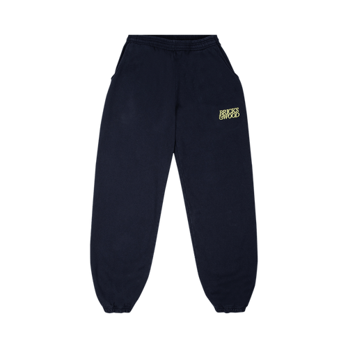 Bricks & Wood Logo Sweatpants "Navy"