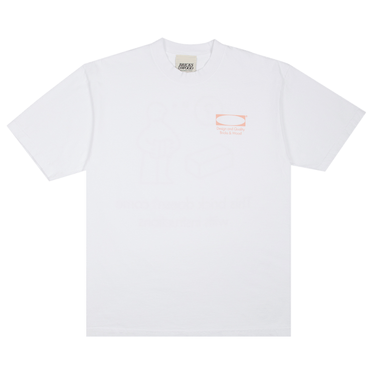 Bricks & Wood Instructions Tee "White"