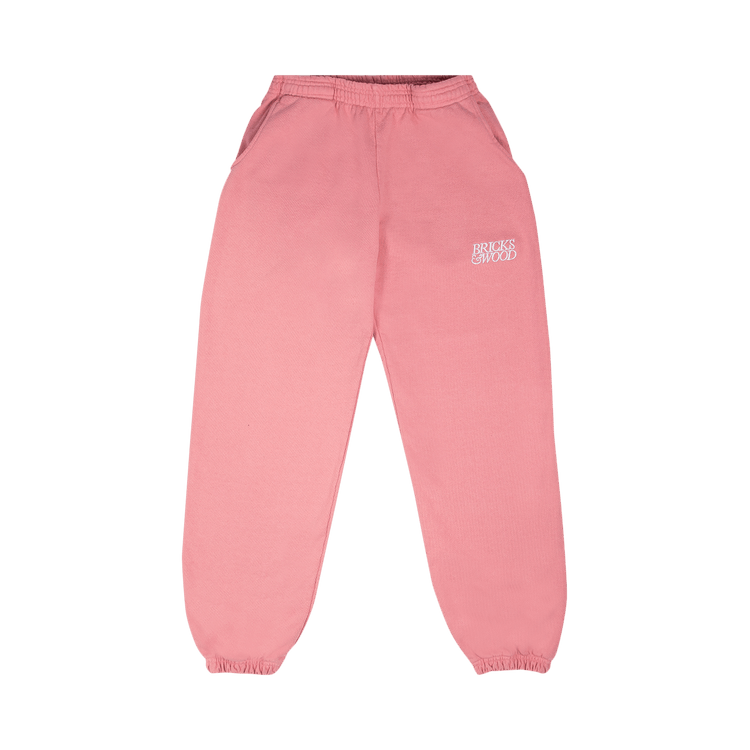 Bricks & Wood Logo Sweatpants "Pink"