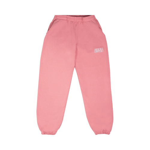 Bricks & Wood Logo Sweatpants "Pink"