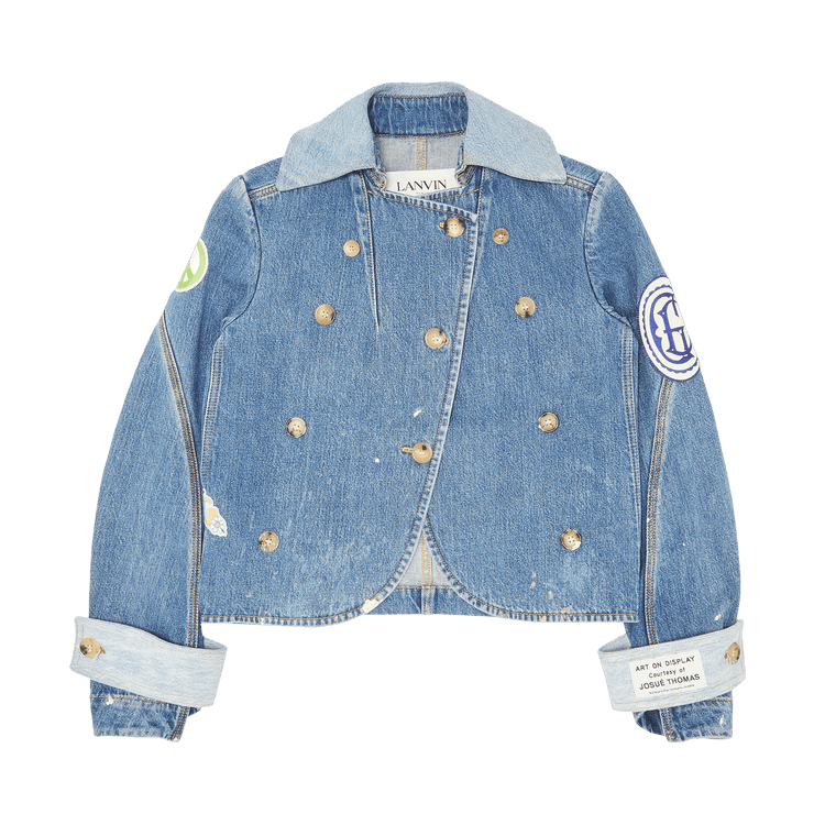 Gallery Dept. x Lanvin Double Breasted Denim Jacket "Blue"
